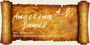 Angelina Janus vizit kartica